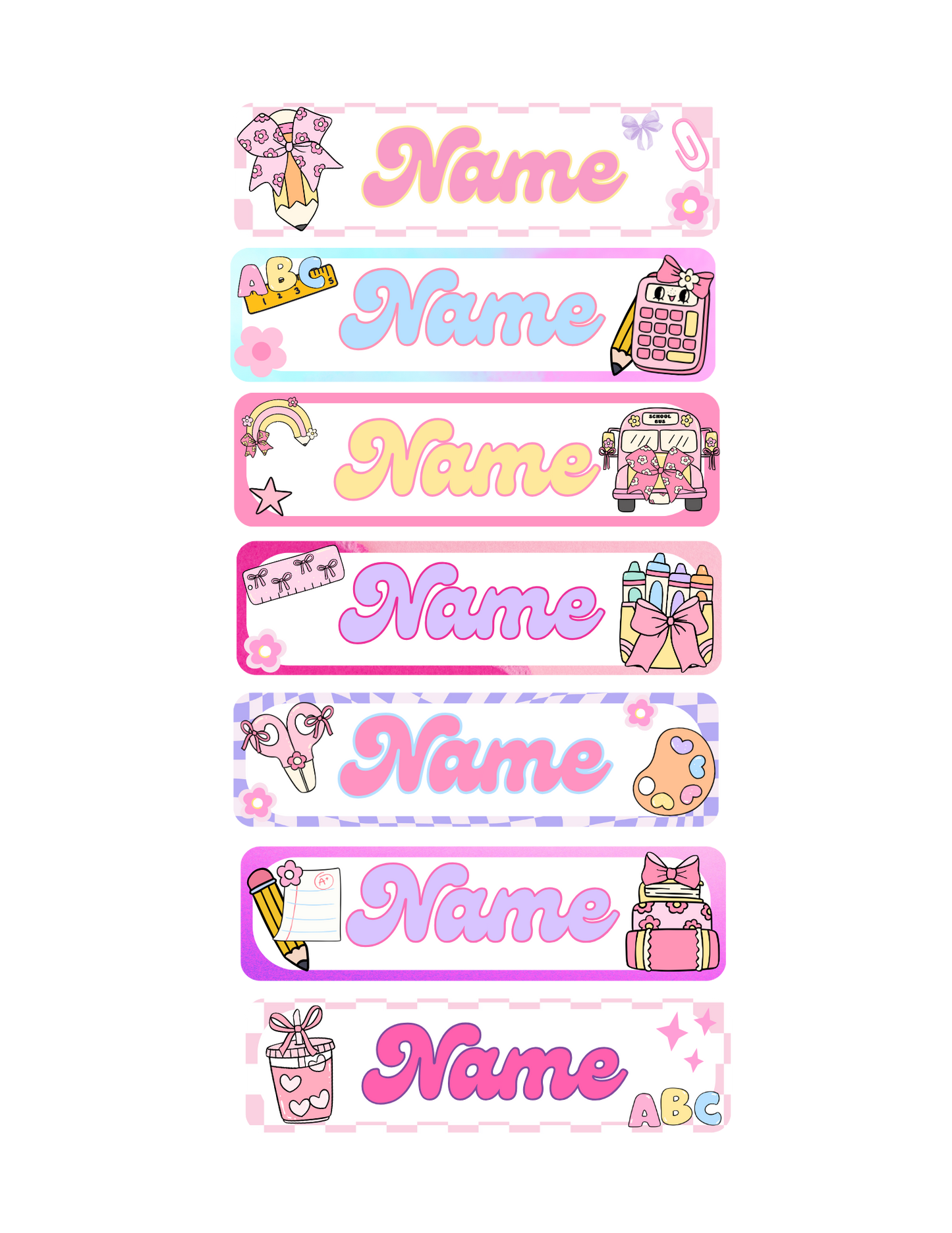 STICKER NAME TAG