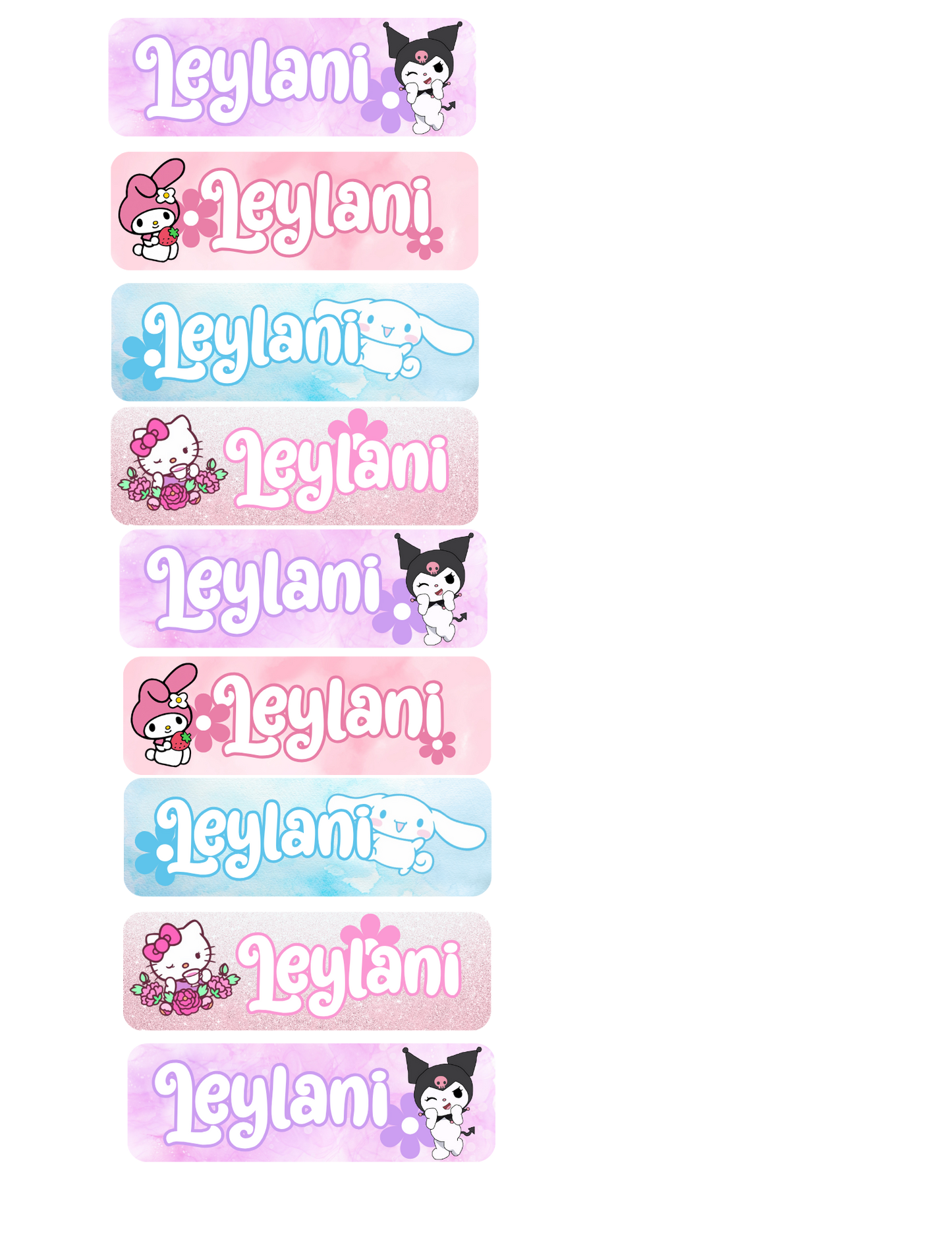 STICKER NAME TAG