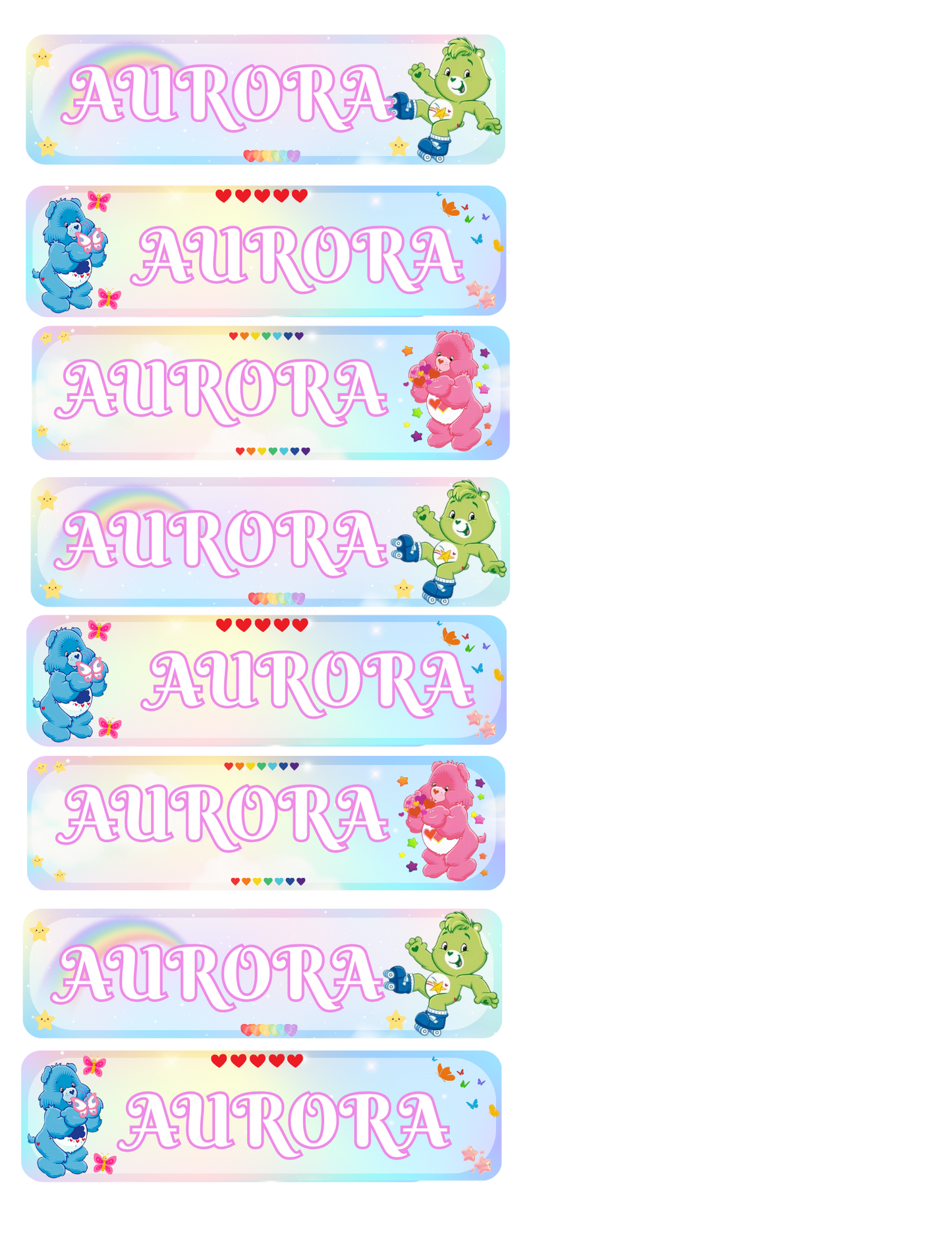 STICKER NAME TAG