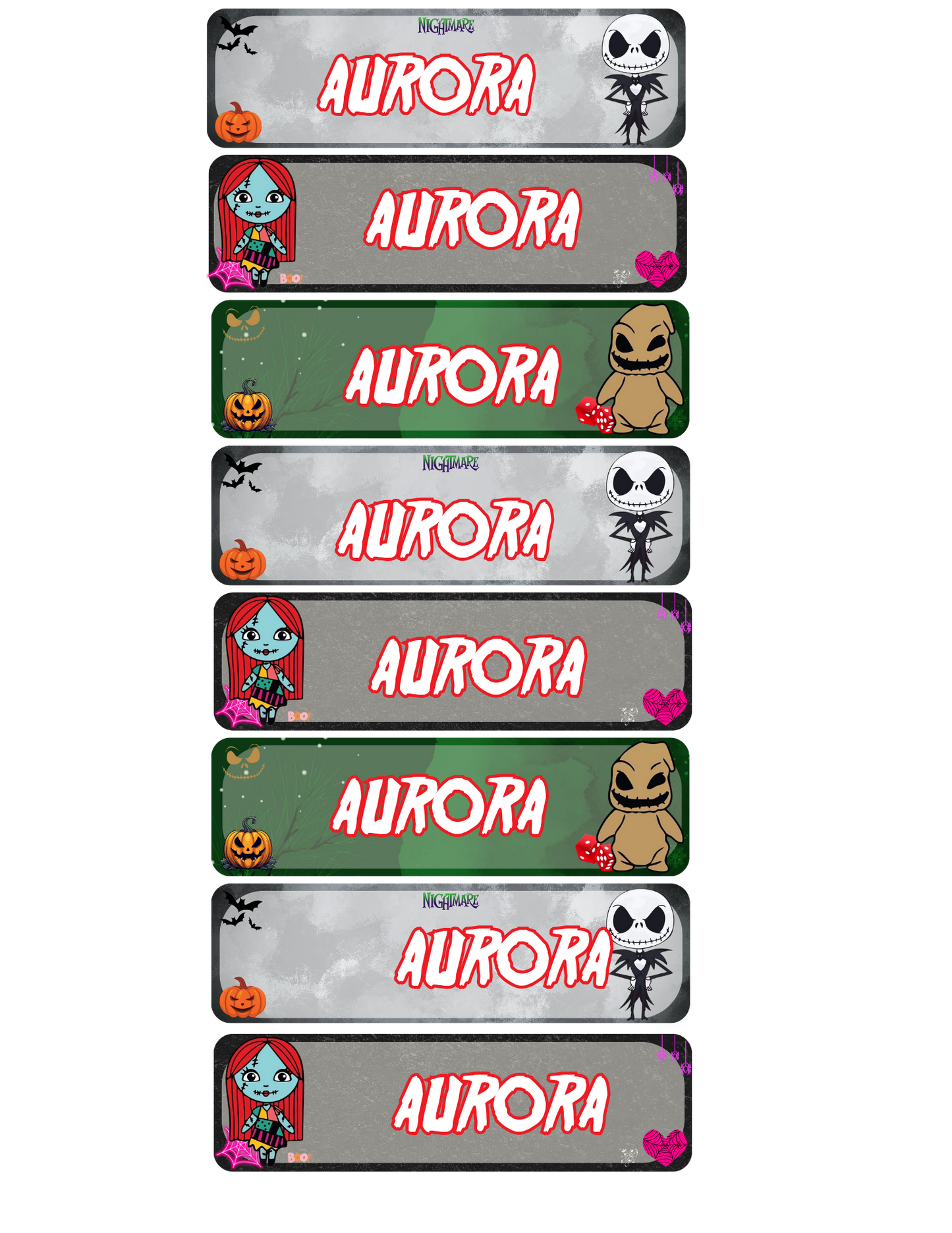 STICKER NAME TAG
