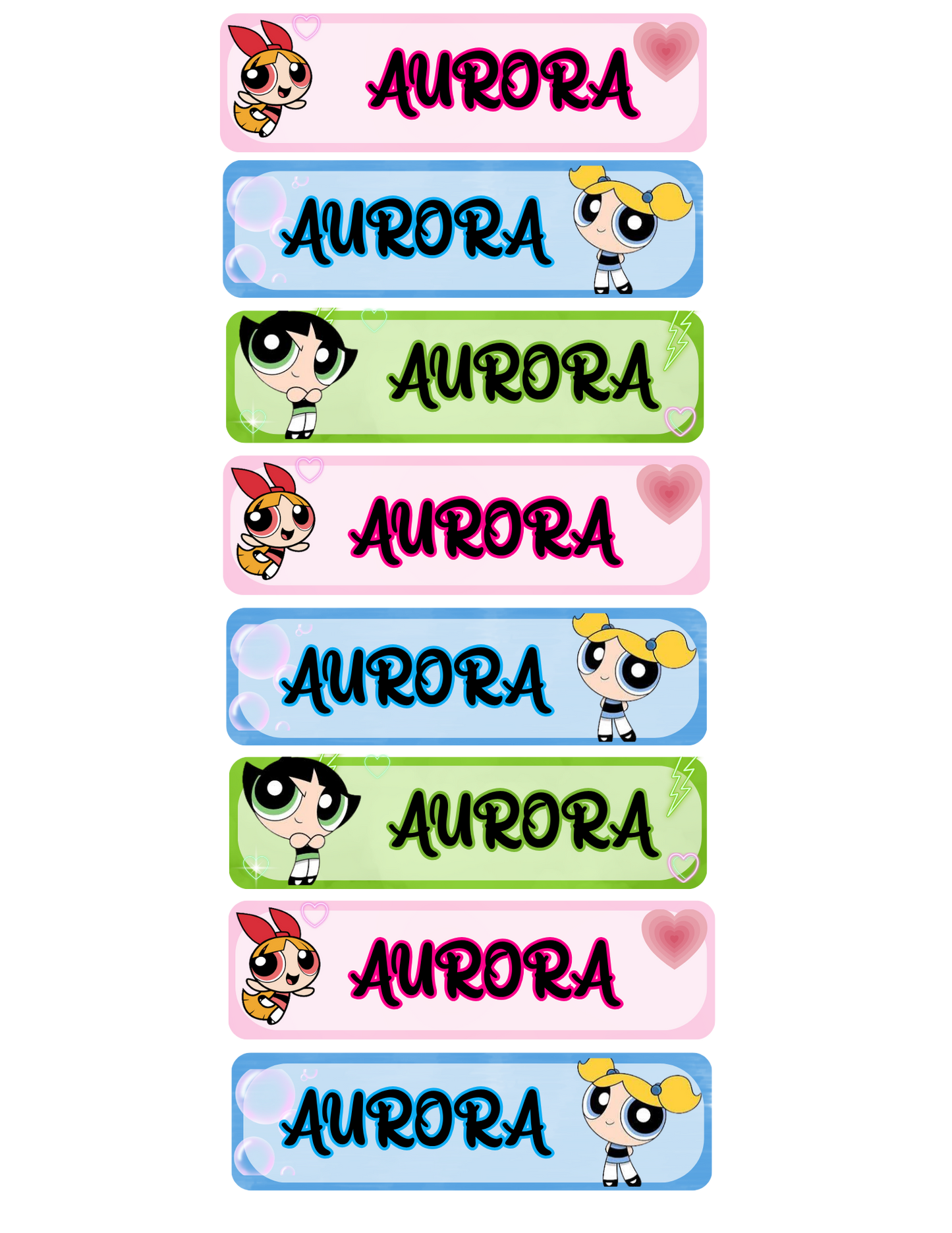STICKER NAME TAG