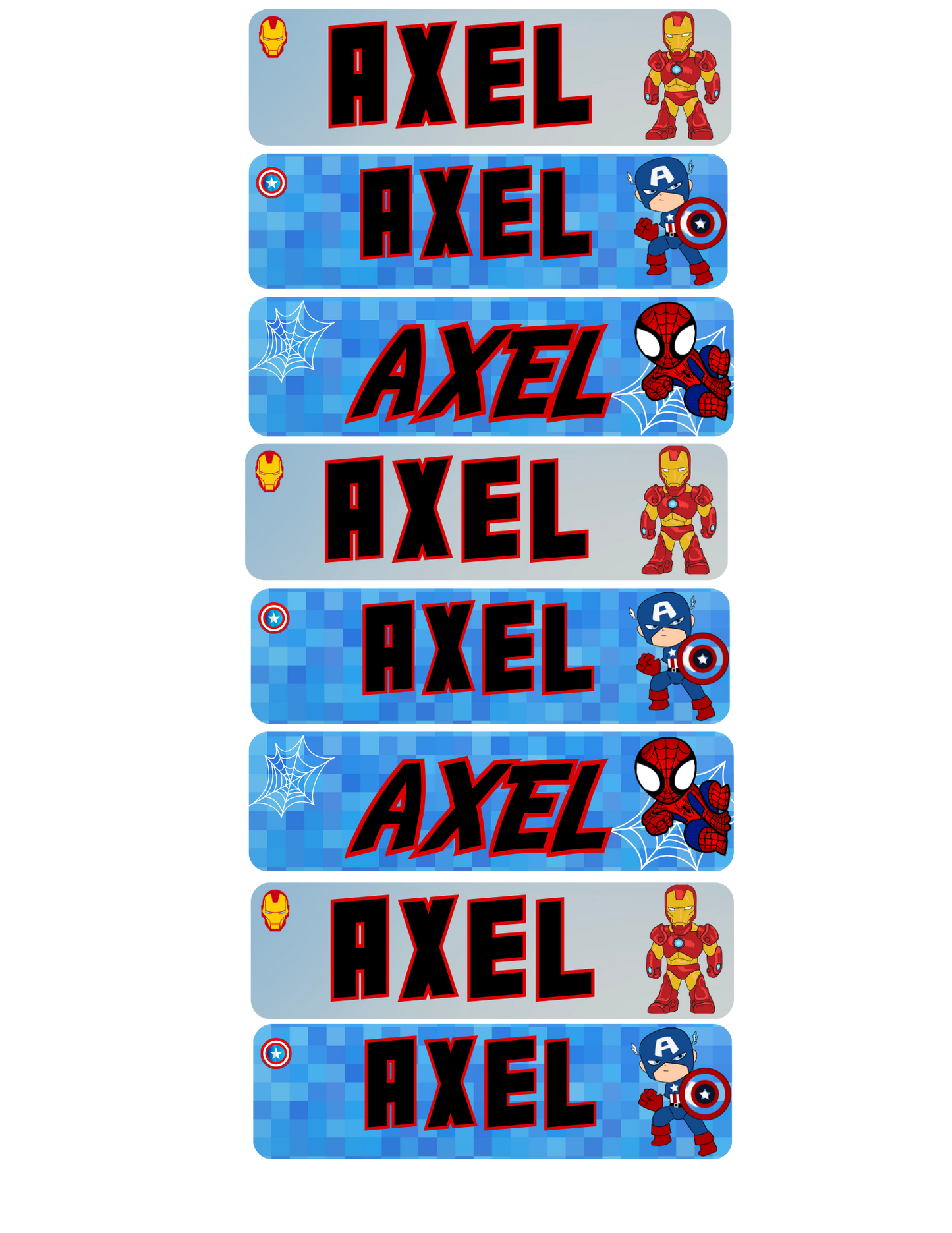 STICKER NAME TAG