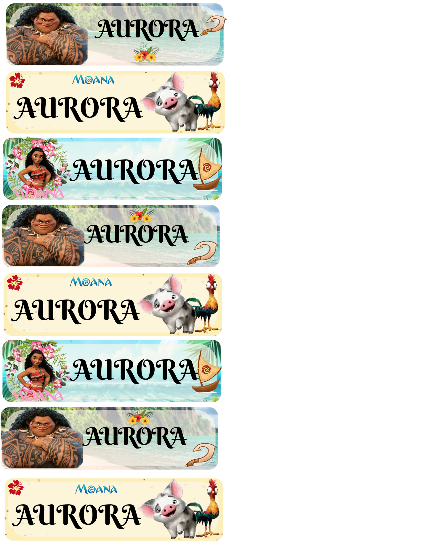 STICKER NAME TAG