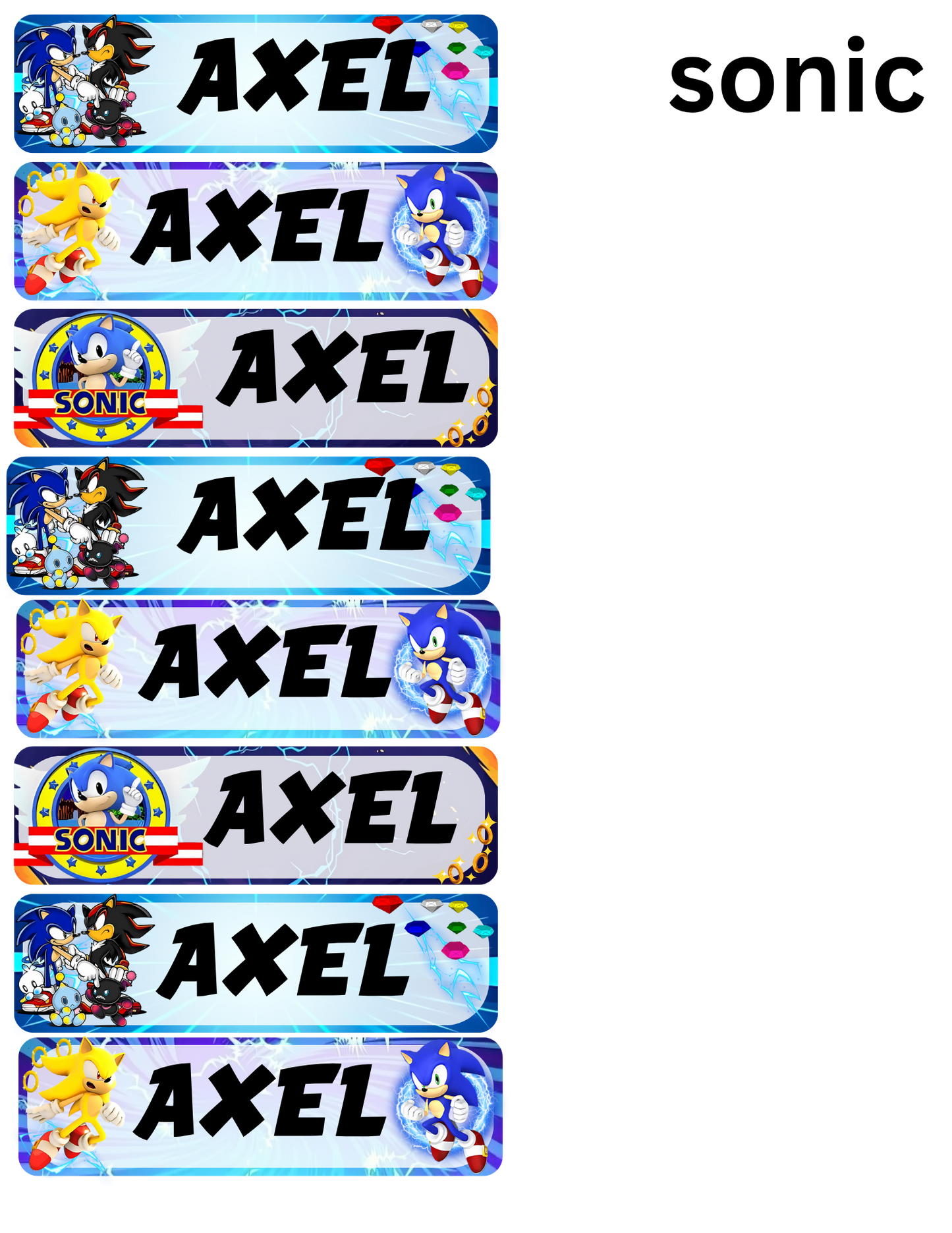 STICKER NAME TAG