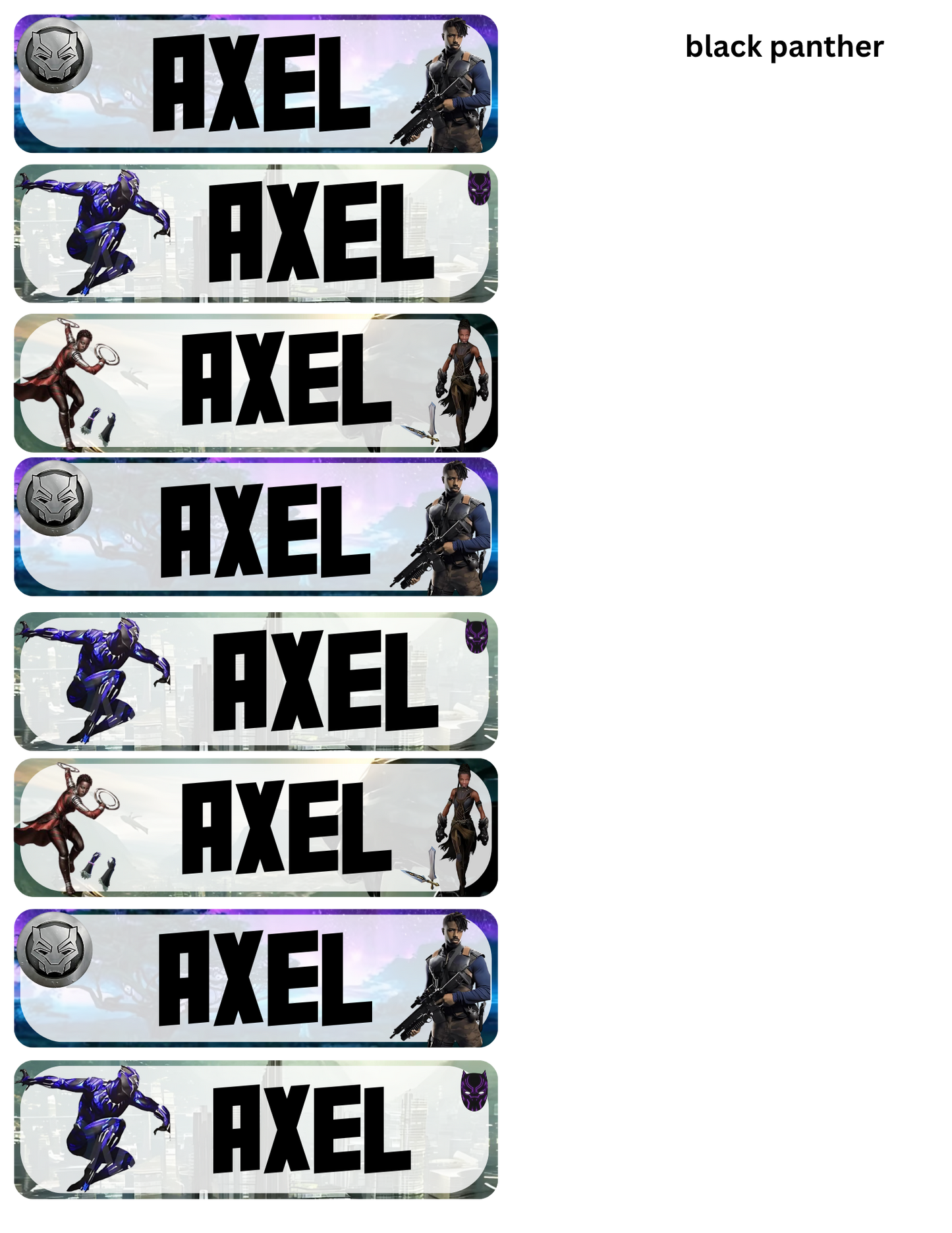 STICKER NAME TAG