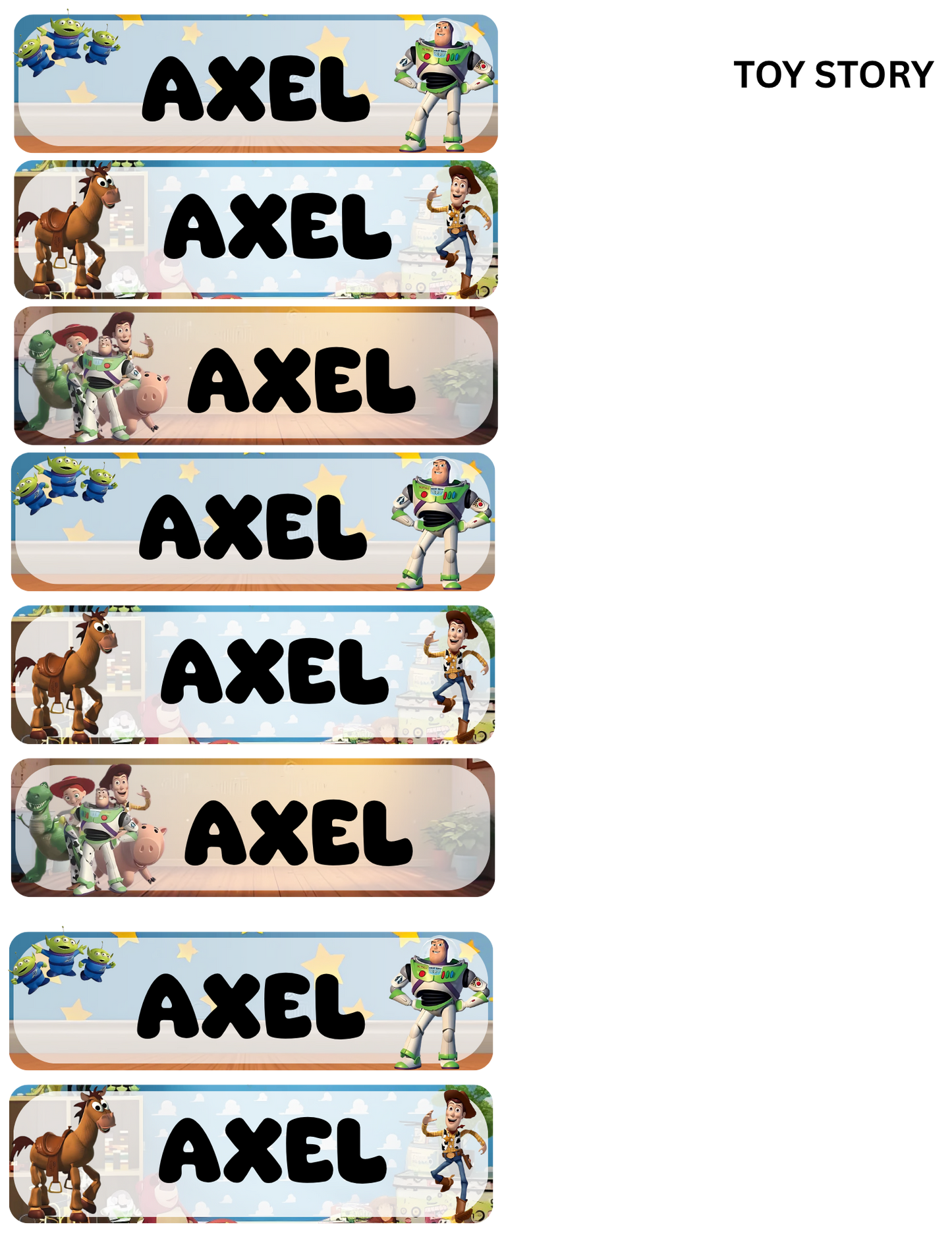 STICKER NAME TAG