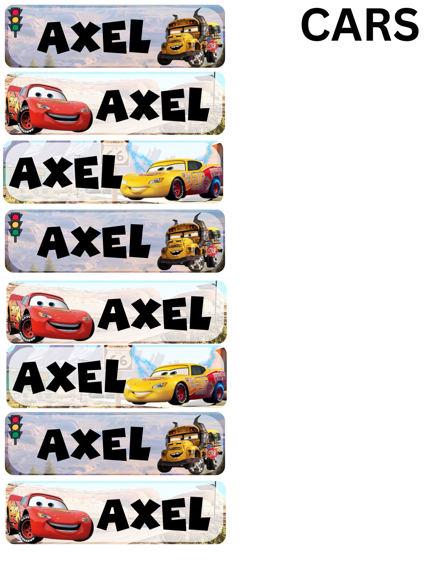 STICKER NAME TAG