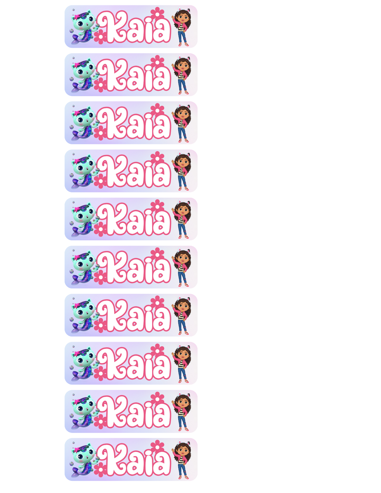 STICKER NAME TAG