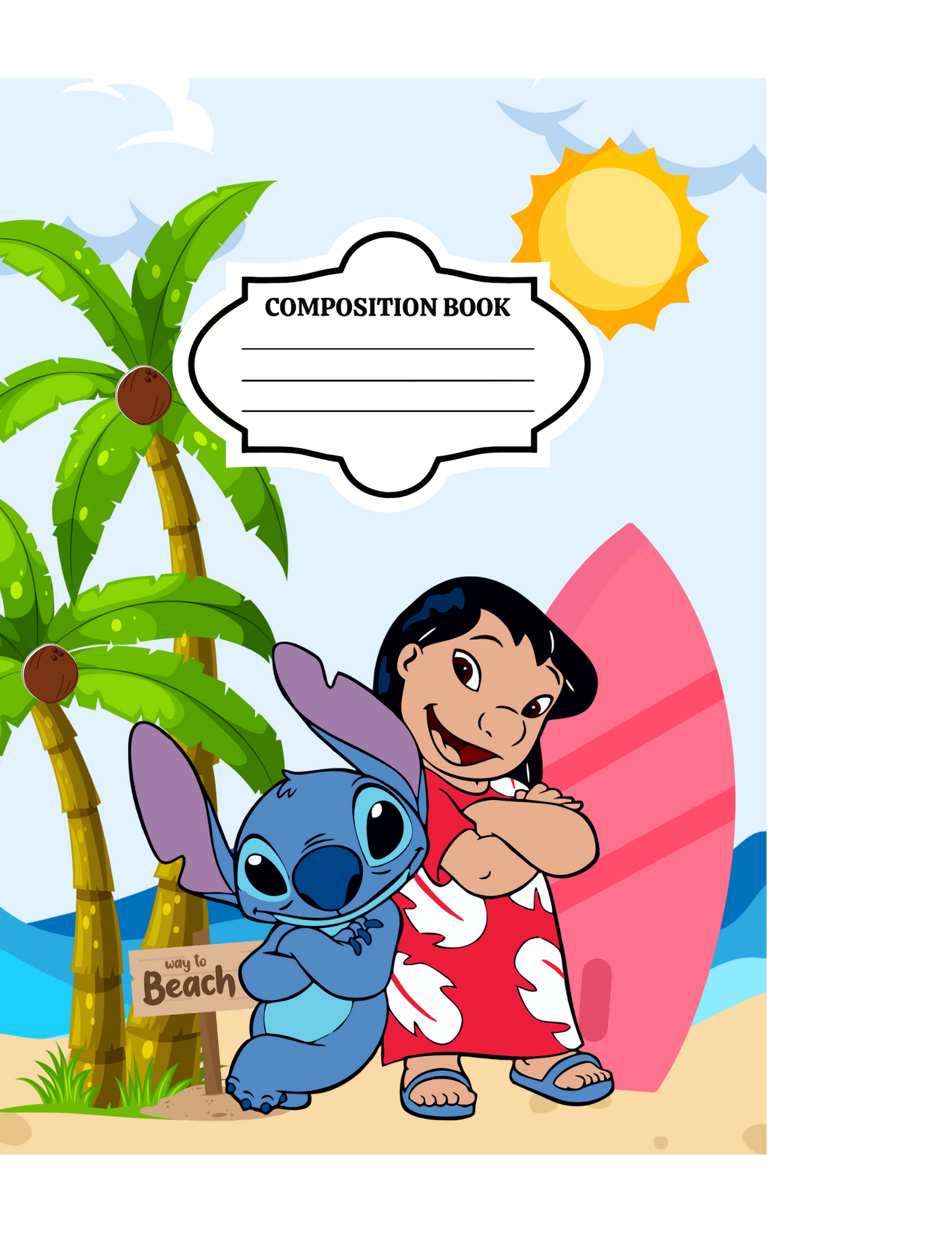 COMPOSITION BOOK WITH COVERS
