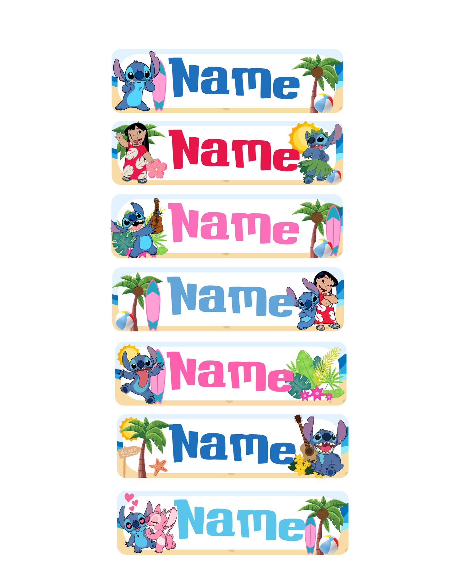 STICKER NAME TAG