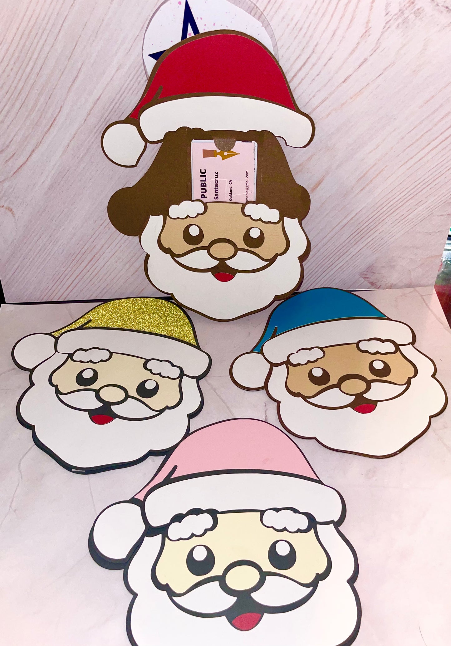 SantaHead Giftcard Holder