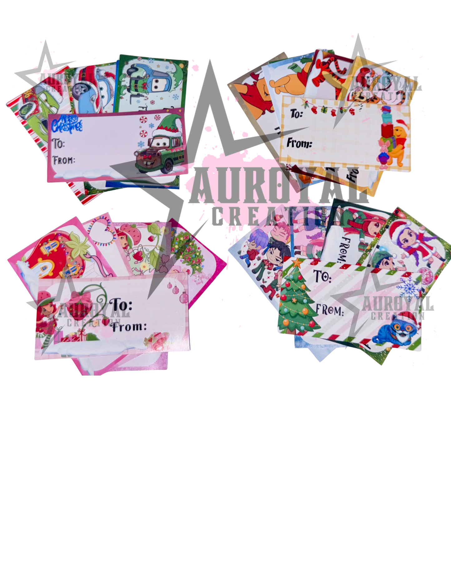 Christmas TO and FROM sticker tags