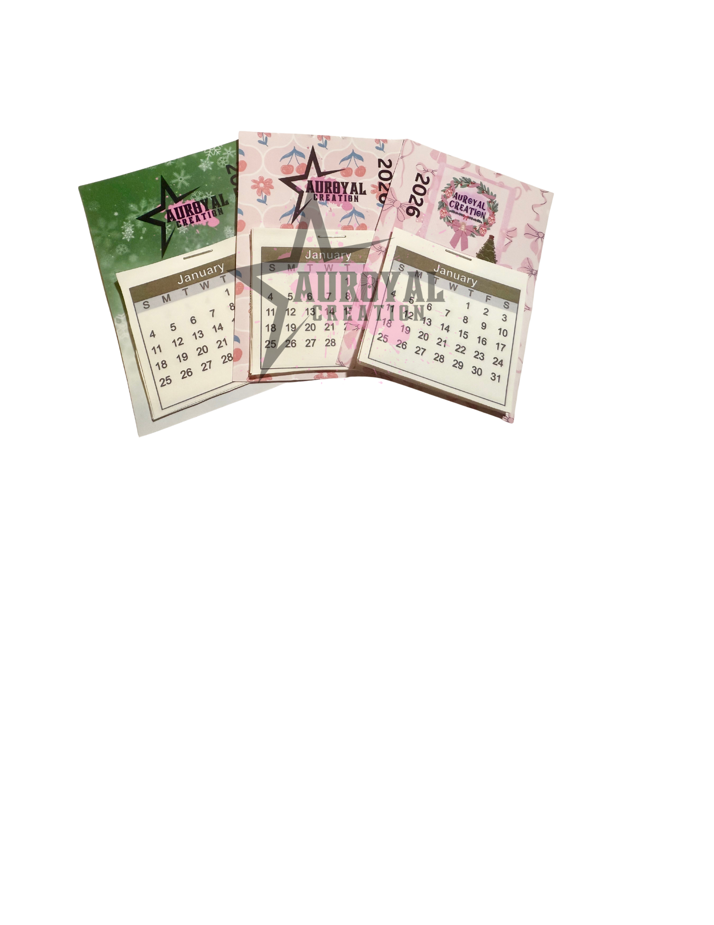 MINI CALENDAR PAPER OR MAGNET