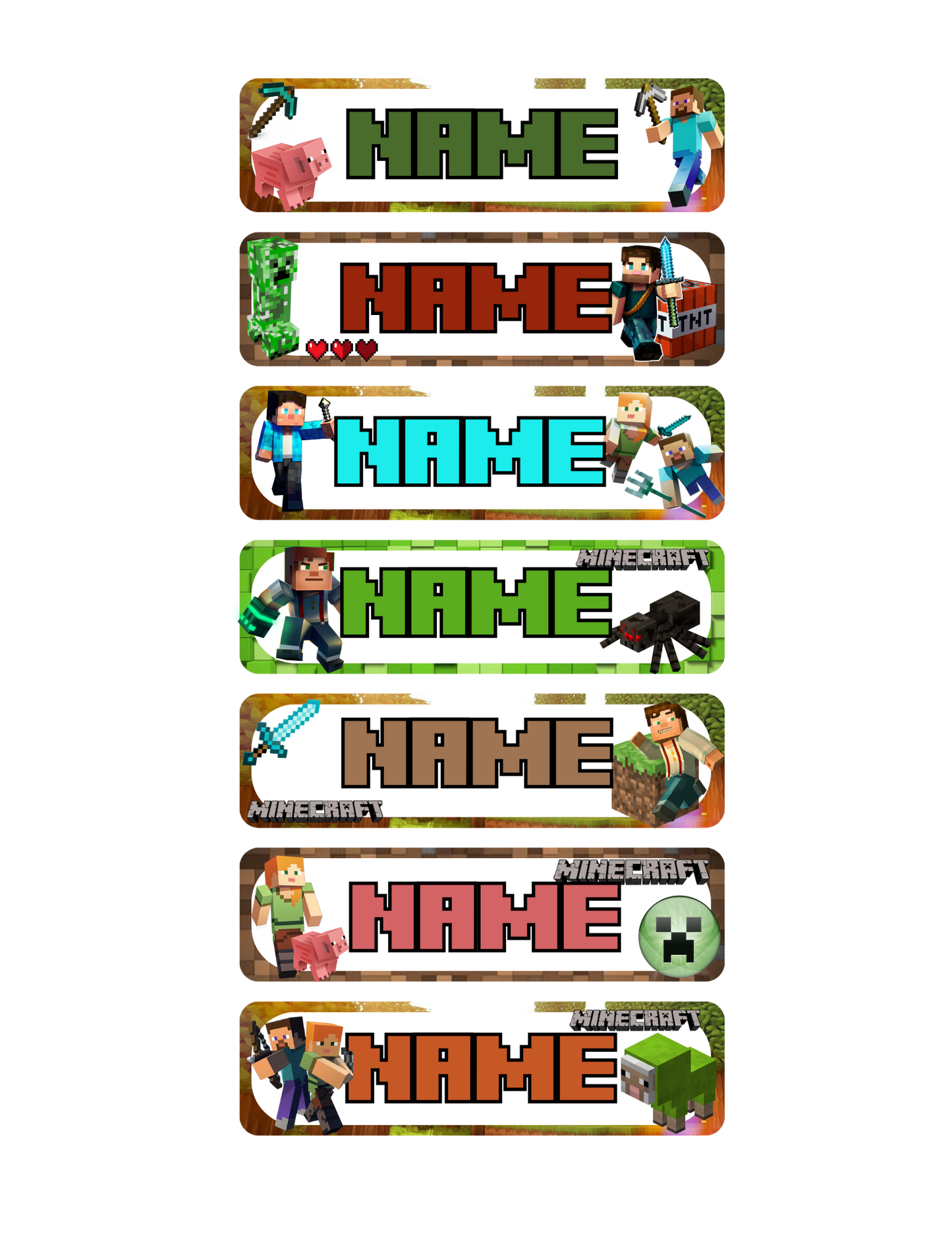 STICKER NAME TAG