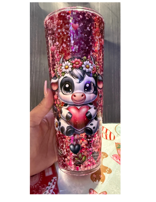 PRE MADE STILL FLOW GLITTER CUP