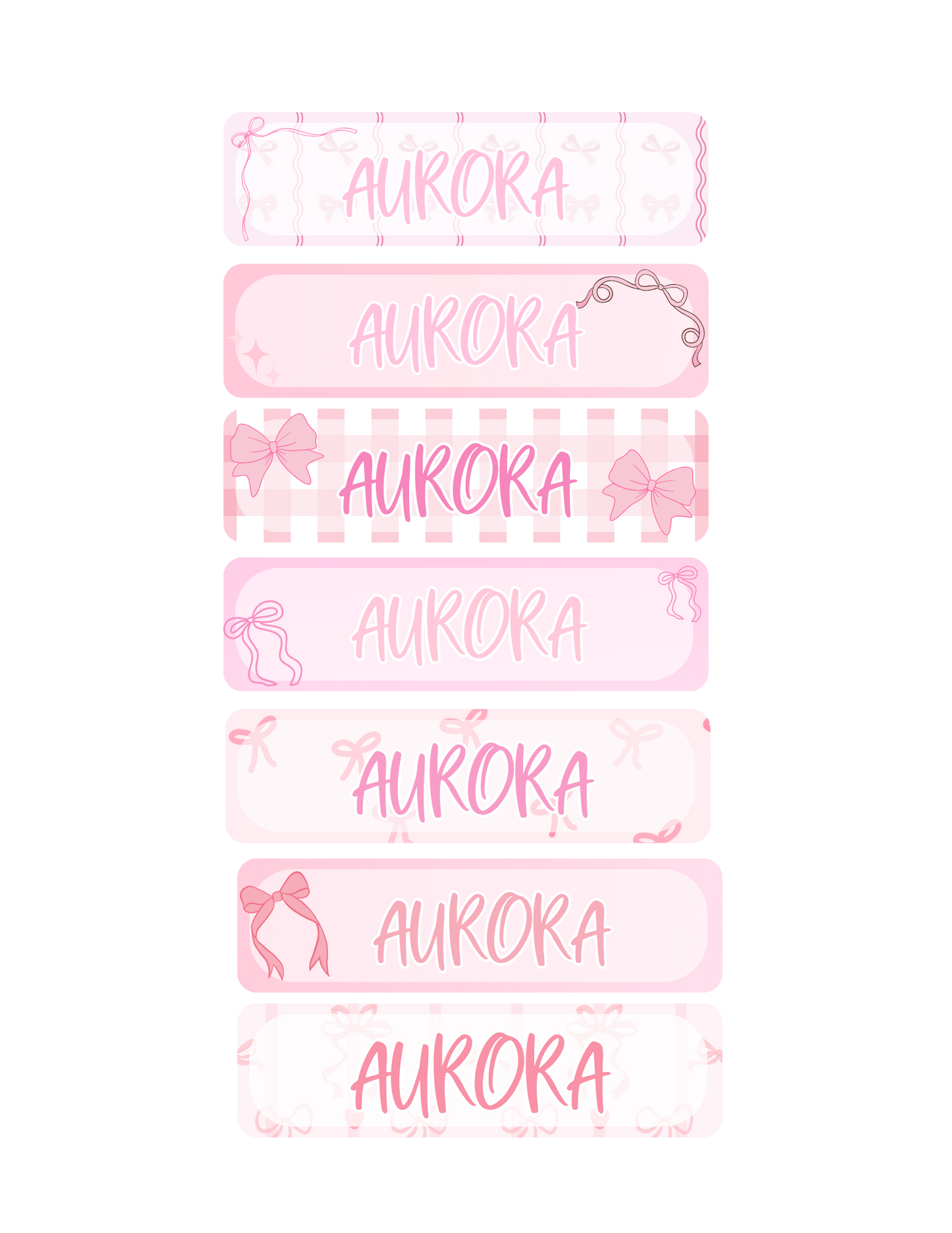 STICKER NAME TAG
