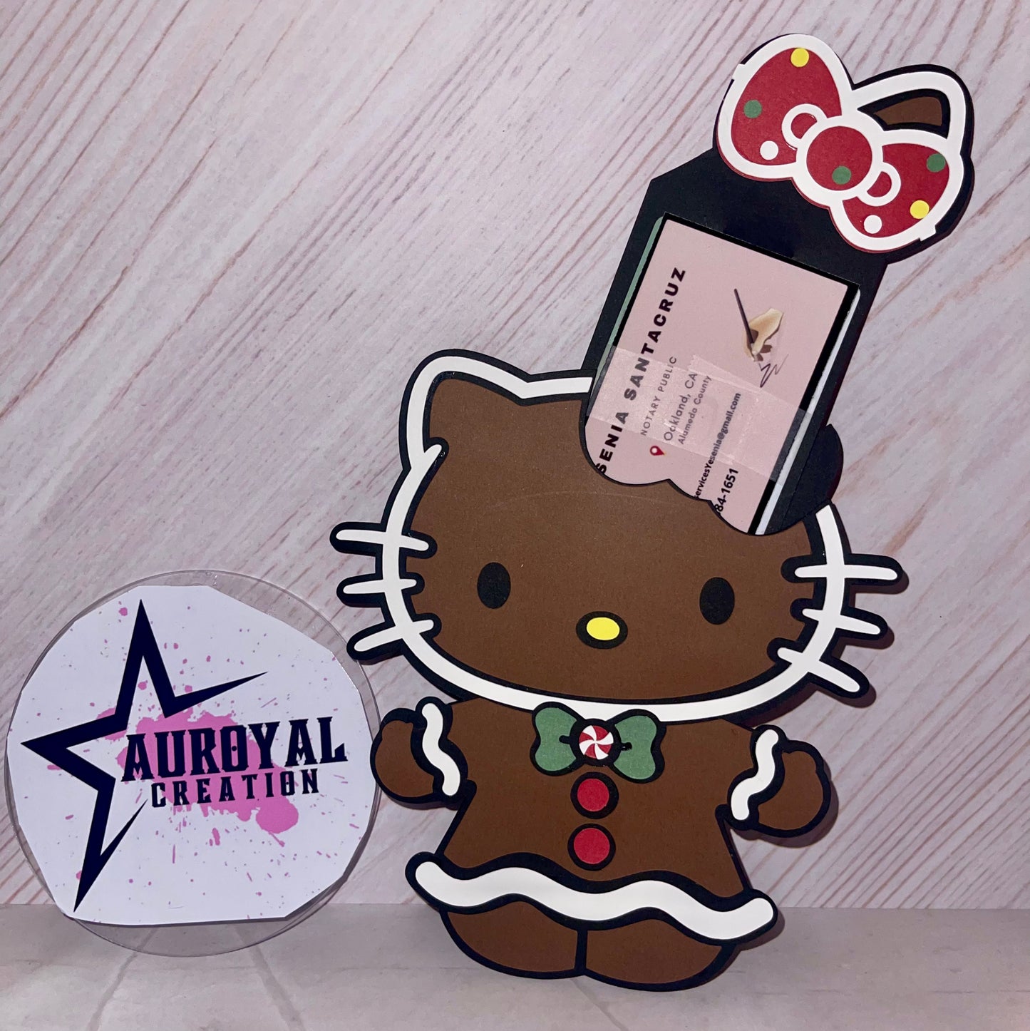 Gingerbread HK Gift Card/ Money Holder
