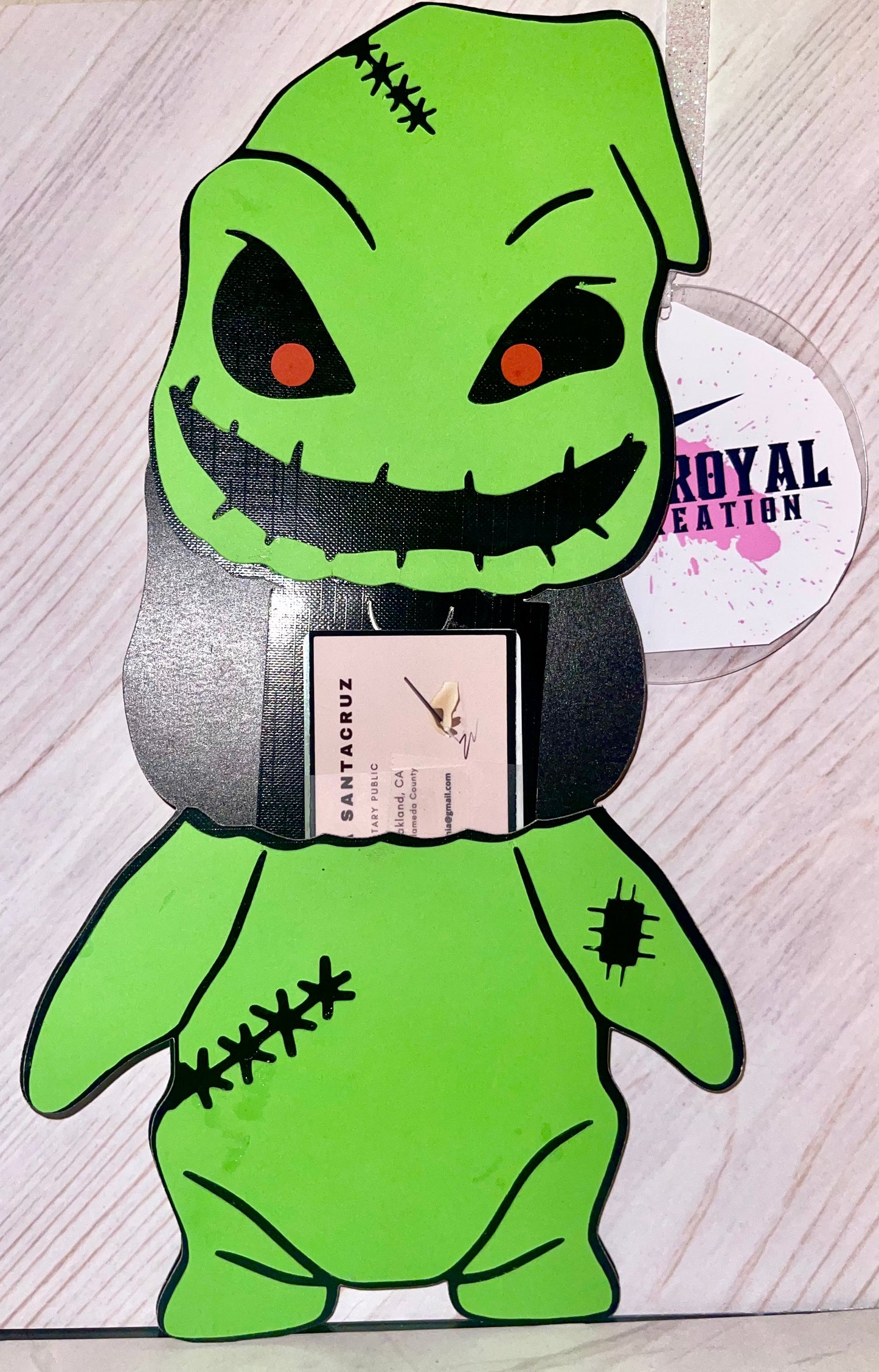 Green Ghost Giftcard/ Money Holder