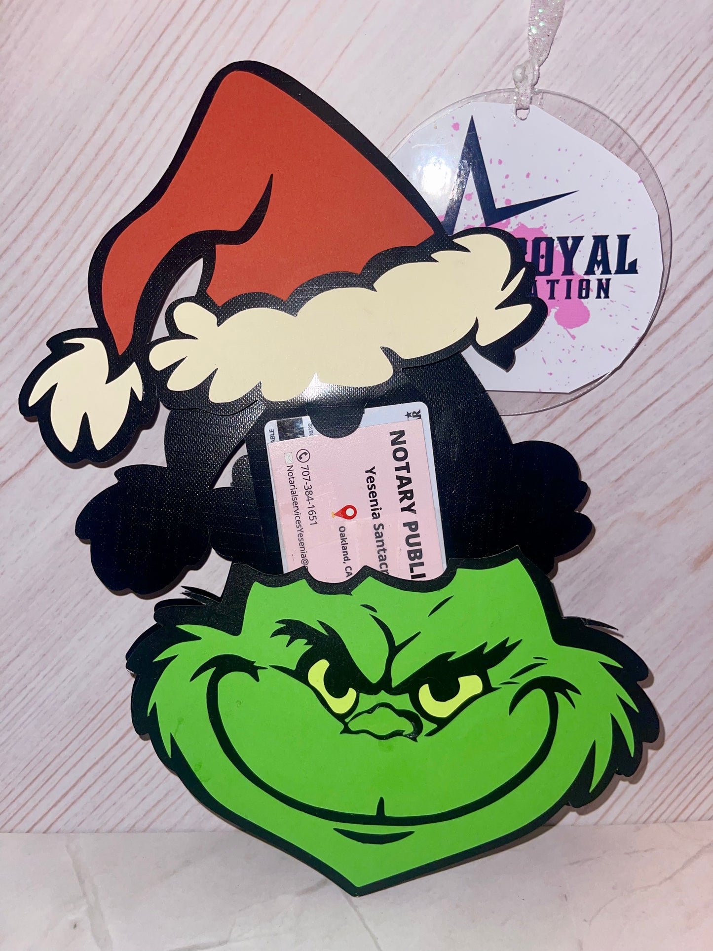 Evil Green Guy Giftcard/ Money Holder