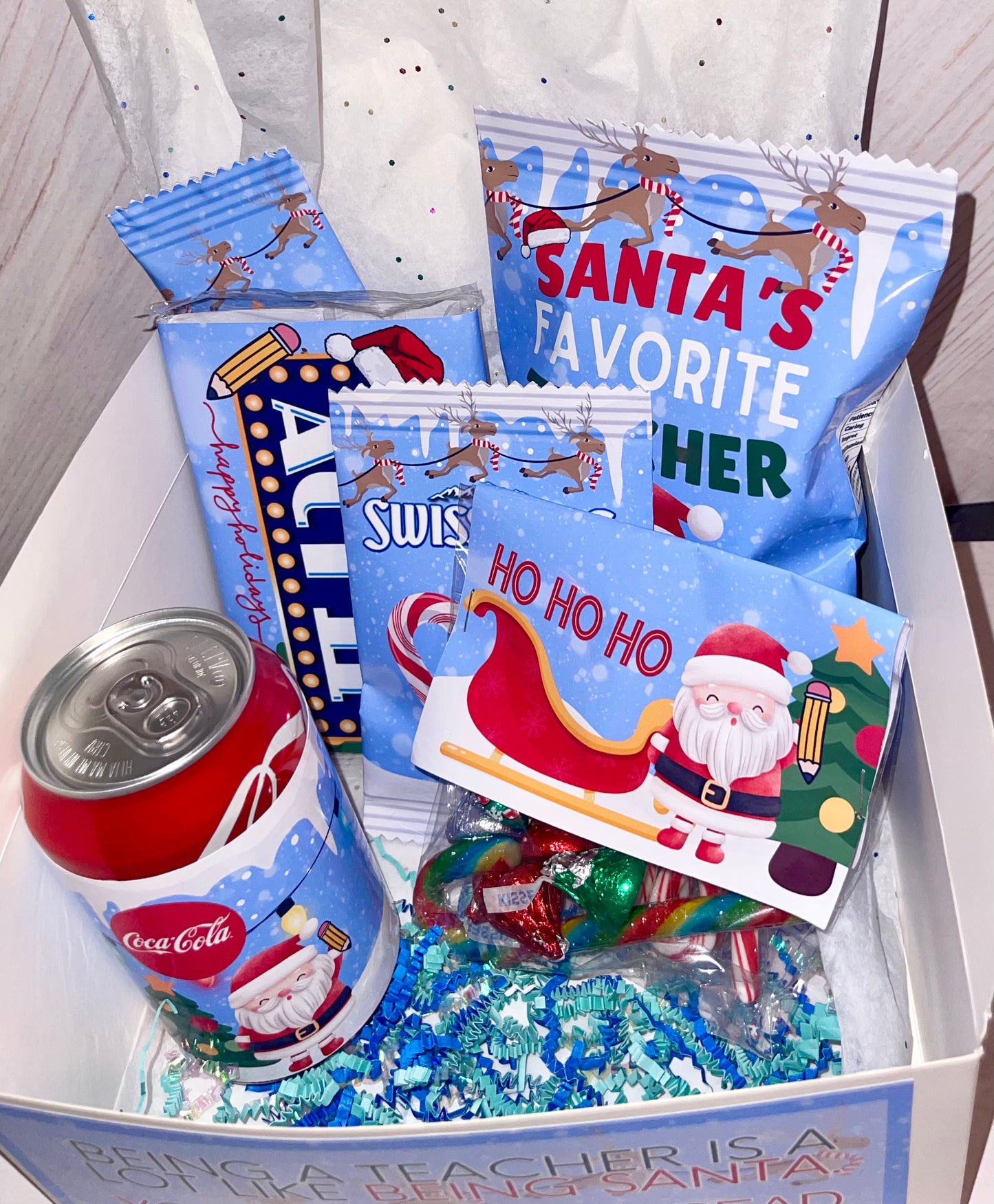 Christmas Theme Teacher Gift box